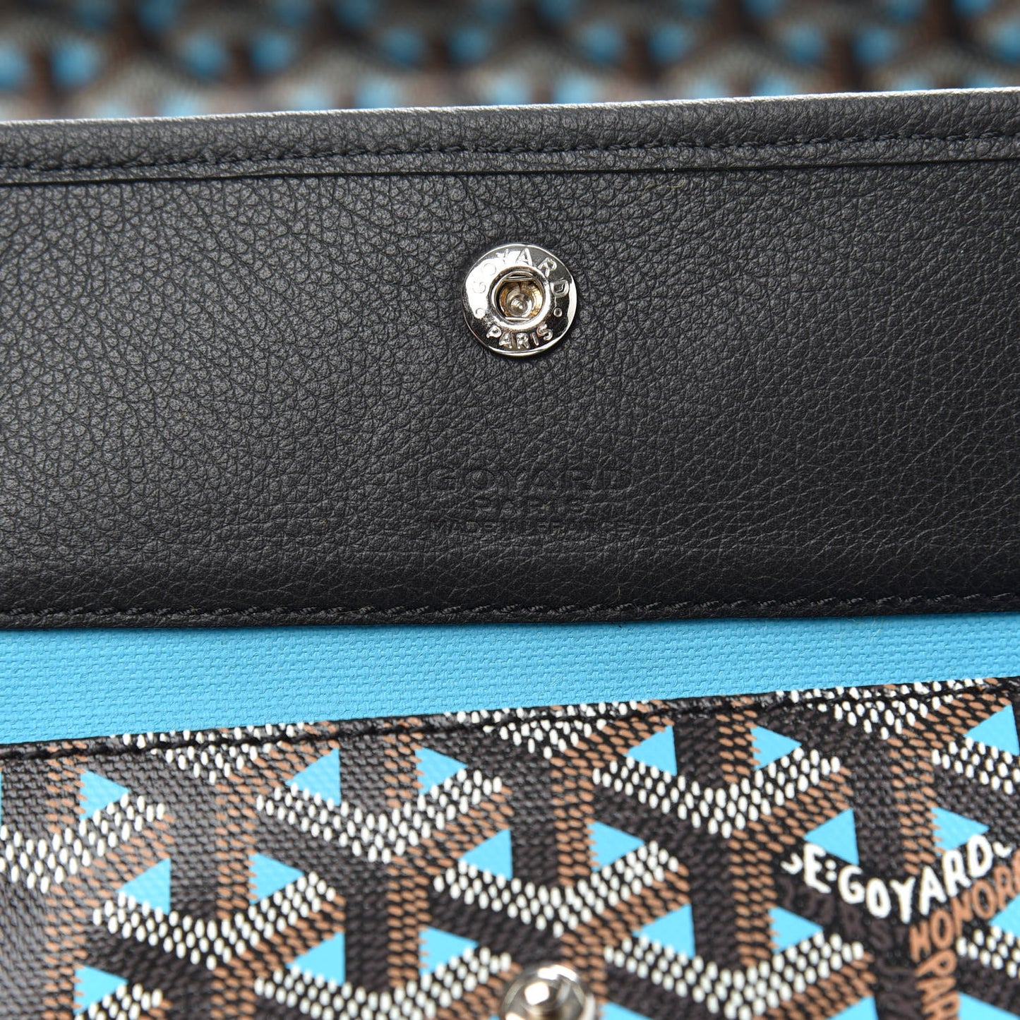 Goyardine Saint Louis Claire Voie GM Black Blue