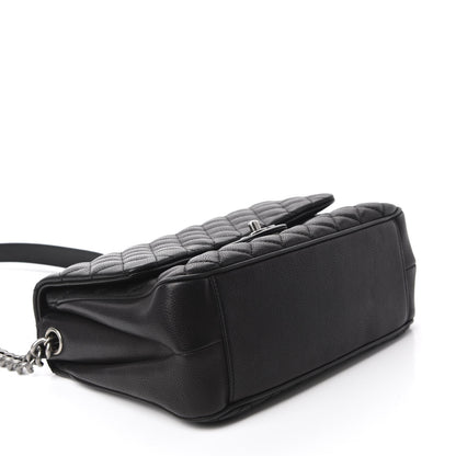 Chanel Caviar Quilted Medium Rock In Rome Single Flap Black 4 of 12