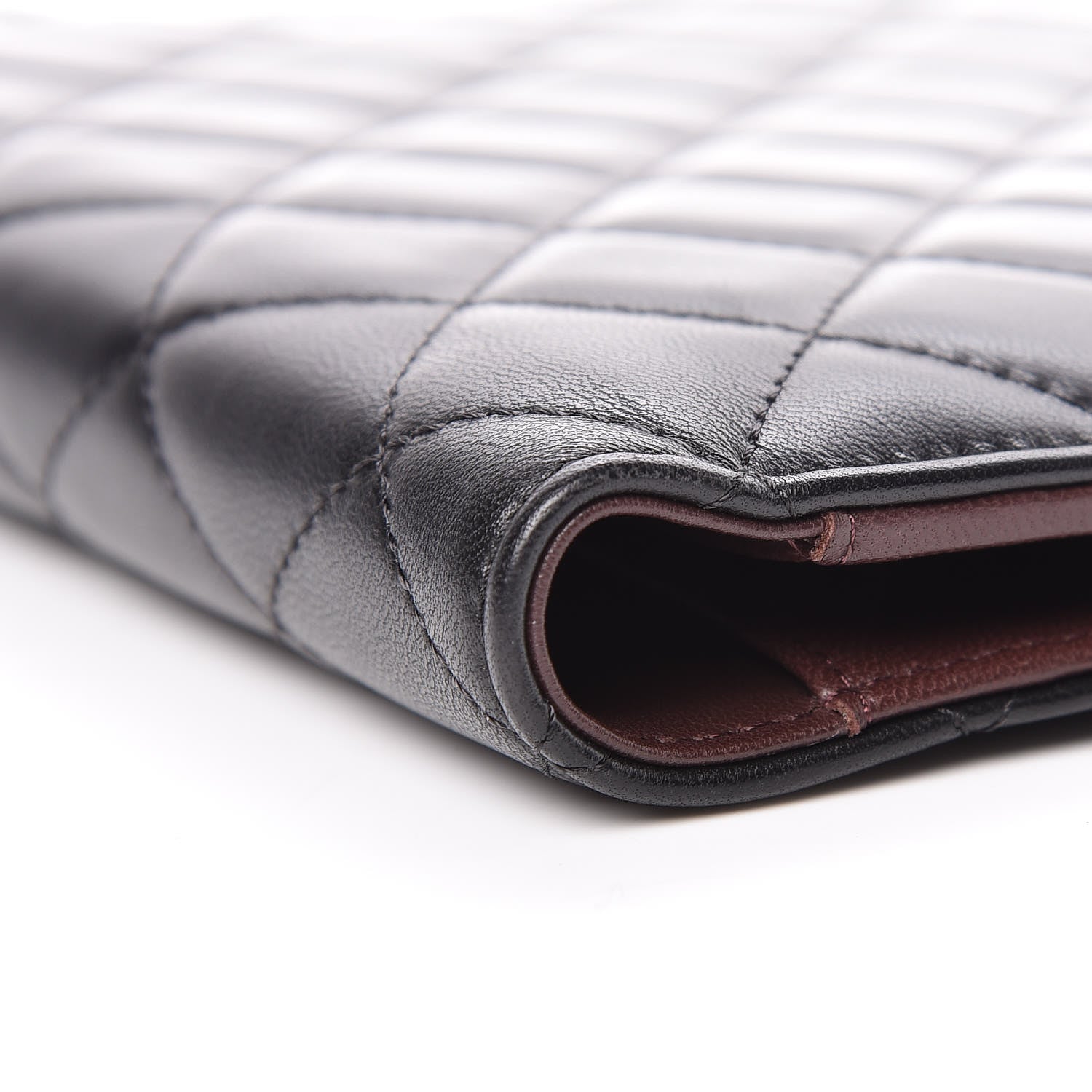 Chanel Lambskin Quilted Large Agenda Cover Black 10 of 12