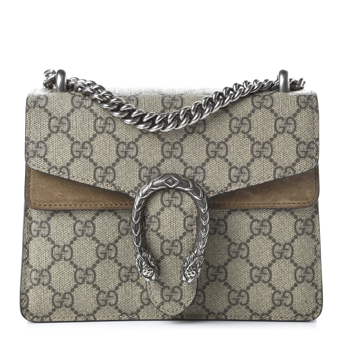 GG Supreme Monogram Mini Dionysus Shoulder Bag Taupe