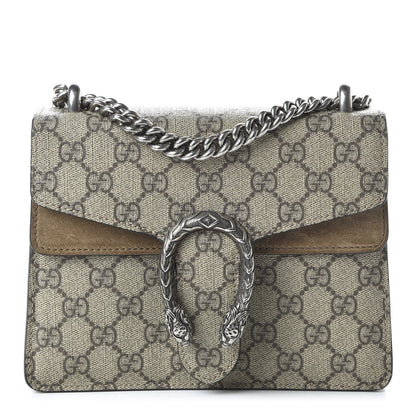 Gucci GG Supreme Monogram Mini Dionysus Shoulder Bag Taupe 1 of 10