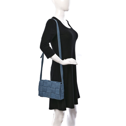 Bottega Veneta Denim Maxi Intrecciato Cassette Crossbody Bag Washed Indigo 2 of 11