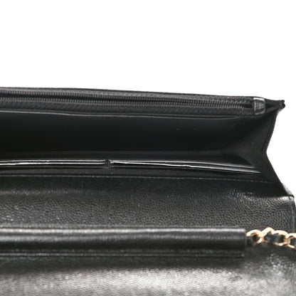 Chanel Caviar Quilted Coco Candy Wallet On Chain WOC Black 5 of 10