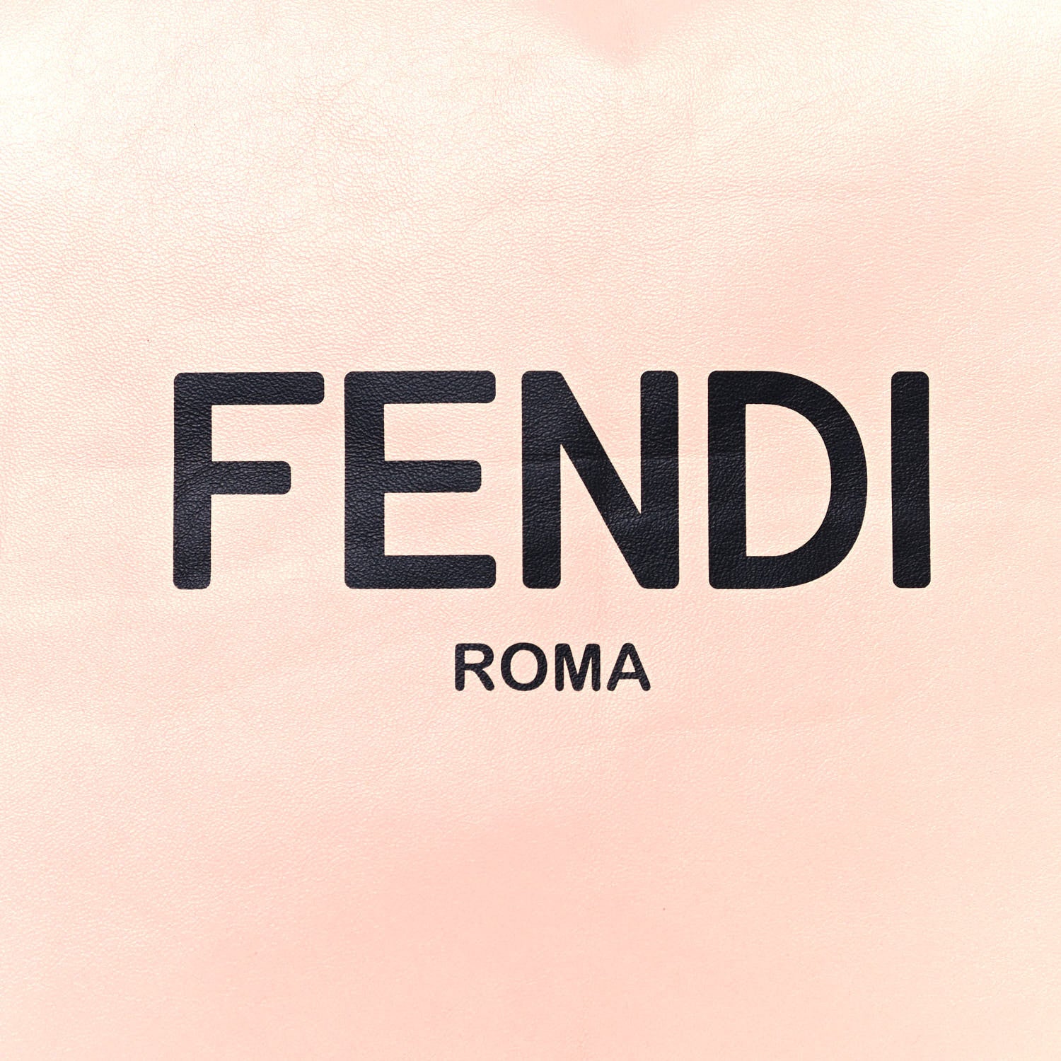 Fendi Soft Nappa Logo Medium Drawstring Pouch Bag Rosa Quarzo Black 7 of 9