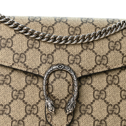 Gucci GG Supreme Monogram Mini Dionysus Chain Wallet Beige Taupe 8 of 11