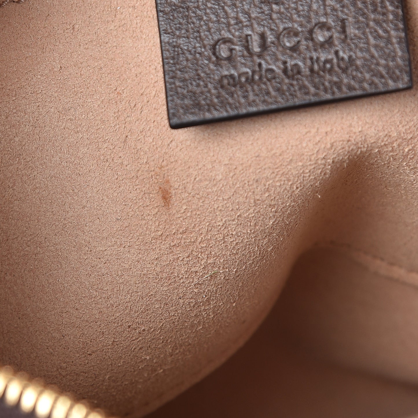 GG Supreme Monogram Web Mini Ophidia Shoulder Bag Brown