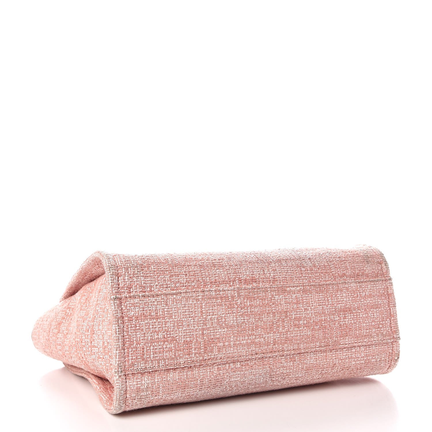 Chanel Canvas Deauville Small Tote Pink 4 of 14