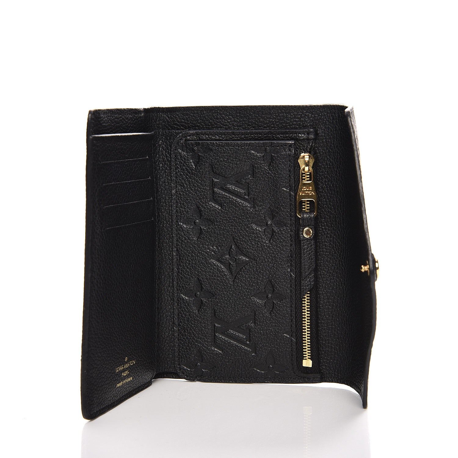 Louis Vuitton Empreinte Compact Curieuse Wallet Black 5 of 8