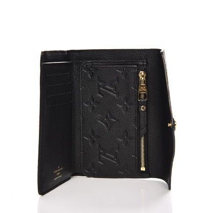 Louis Vuitton Empreinte Compact Curieuse Wallet Black 5 of 8