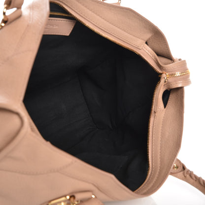 Balenciaga Chevre Gold Metallic Edge Hardware City Rose Des Sables 6 of 9