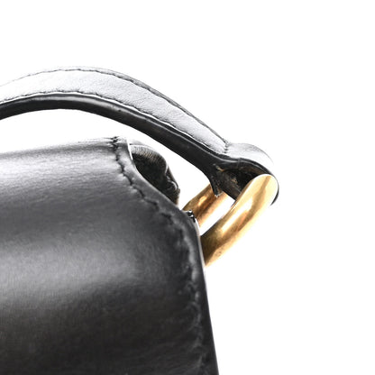 Saint Laurent Smooth Calfskin Le Maillon Satchel Black 10 of 11