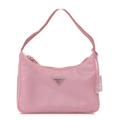 Prada Tessuto Nylon Saffiano Mini Re-Edition 2000 Bag Rosa 1 of 12