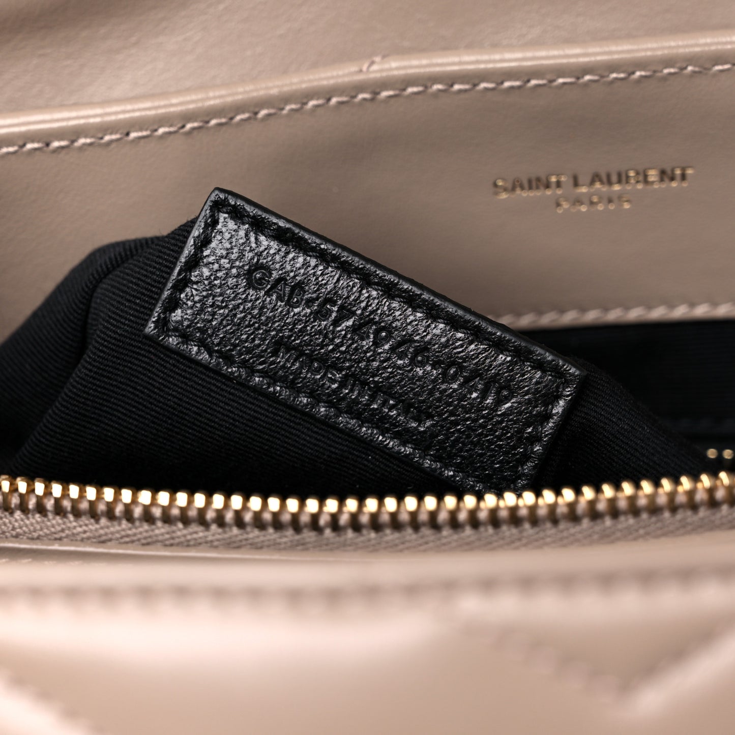 Calfskin Y Quilted Monogram Medium Loulou Chain Satchel Dark Beige