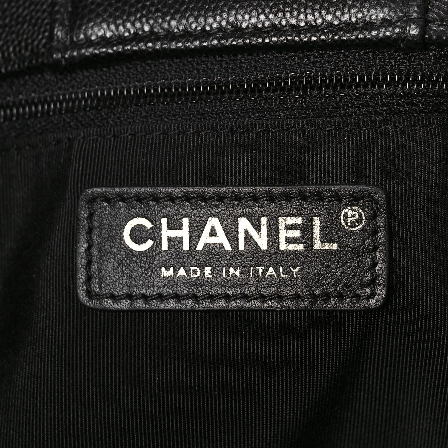 Chanel Caviar Quilted Large Shopping Tote Black 6 of 9