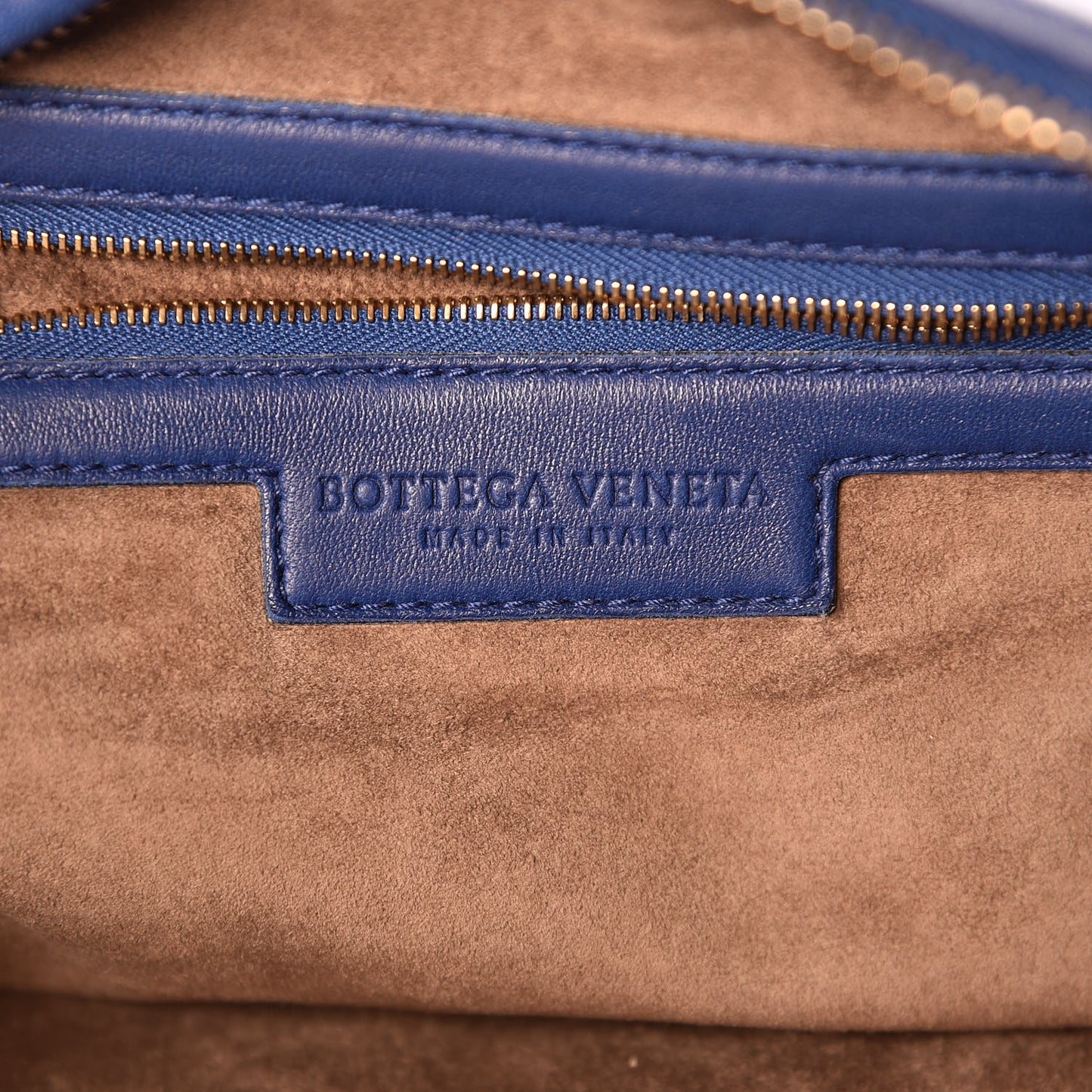 Nappa Intrecciato Maxi Veneta Hobo Cobalt