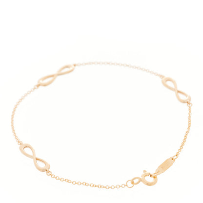 Tiffany 18K Rose Gold Infinity Endless Bracelet 2 of 4