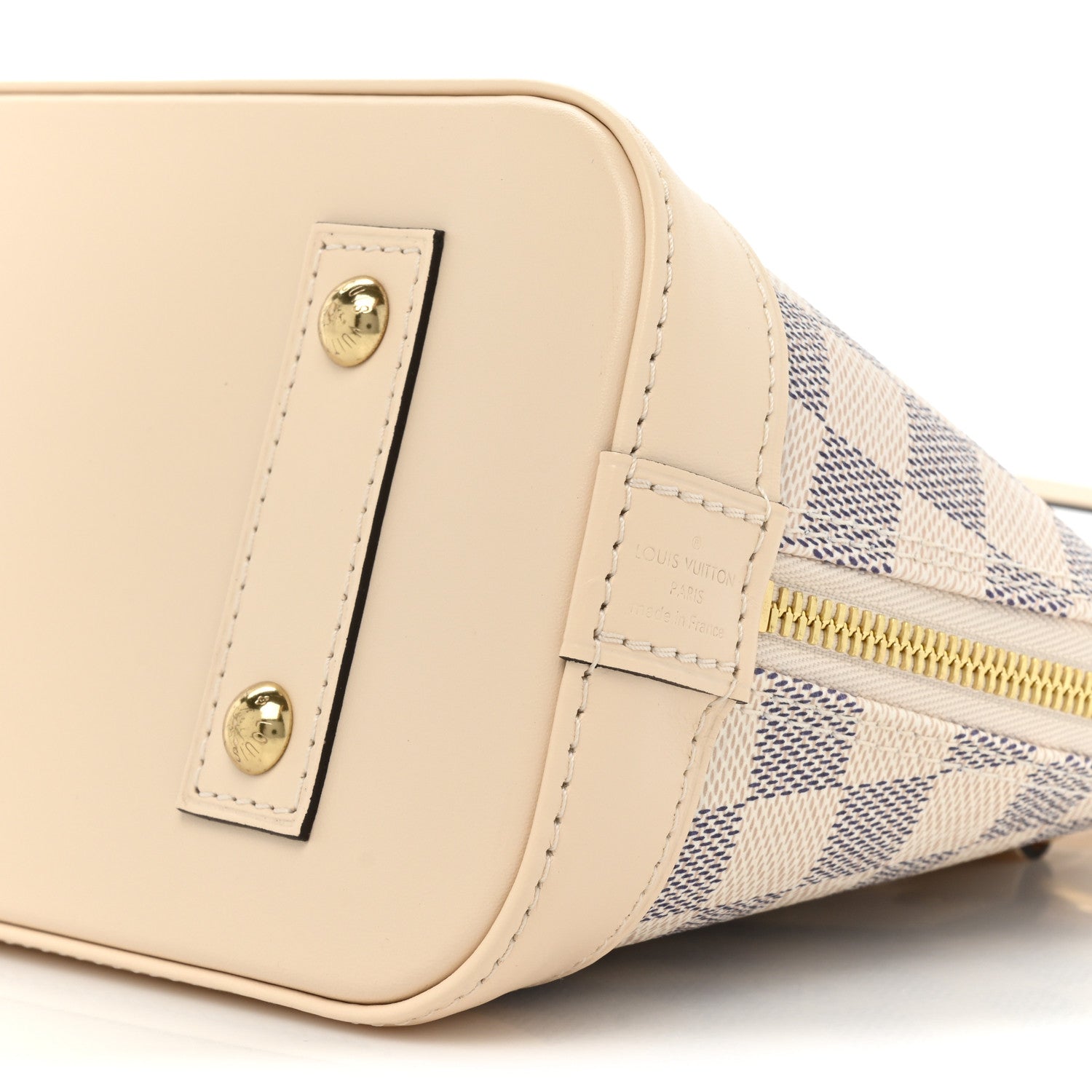 Louis Vuitton Damier Azur Braided Alma BB 7 of 8