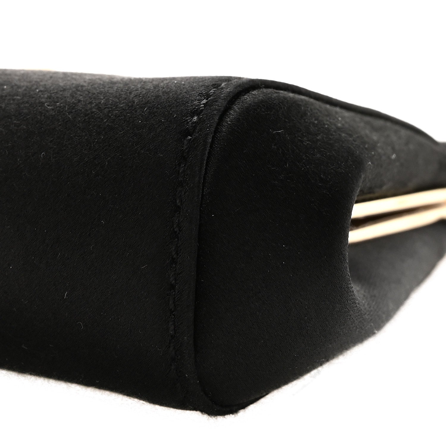 Dolce & Gabbana Satin Small Marlene Chain Clutch Black 9 of 9