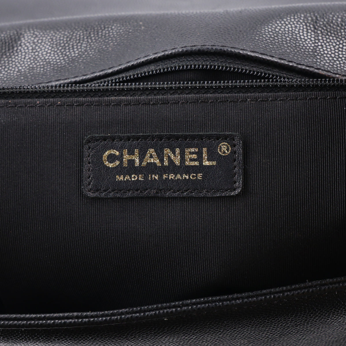 Chanel Caviar Quilted Large Boy Flap Black 6 of 10