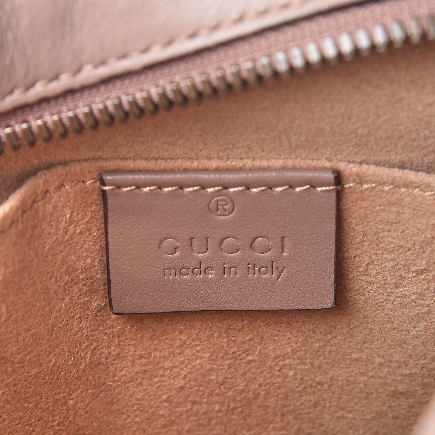 Gucci Calfskin Matelasse Small GG Marmont Chain Shoulder Bag Taupe 6 of 11
