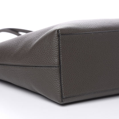Valentino Garavani Grained Calfskin Rockstud Shoulder Tote Graphite 7 of 9