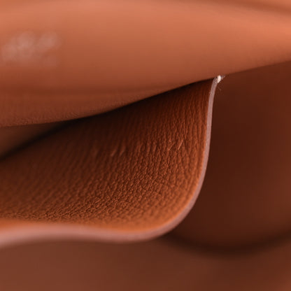 Hermes Barenia Faubourg Videpoches Fauve Gold 7 of 12