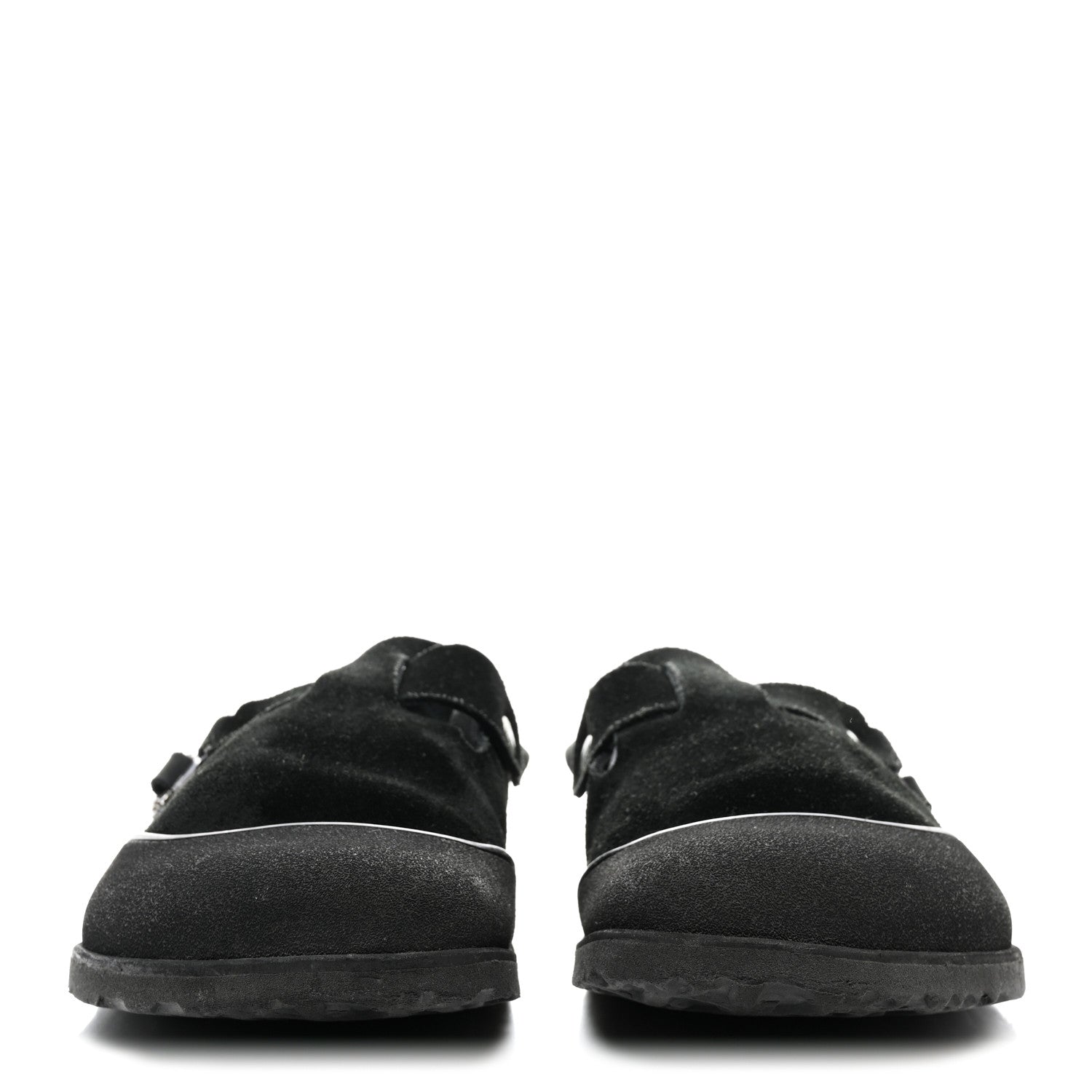 Christian Dior X BIRKENSTOCK Felted Wool Nubuck Calfskin Tokio Mule 42 Black 2 of 7
