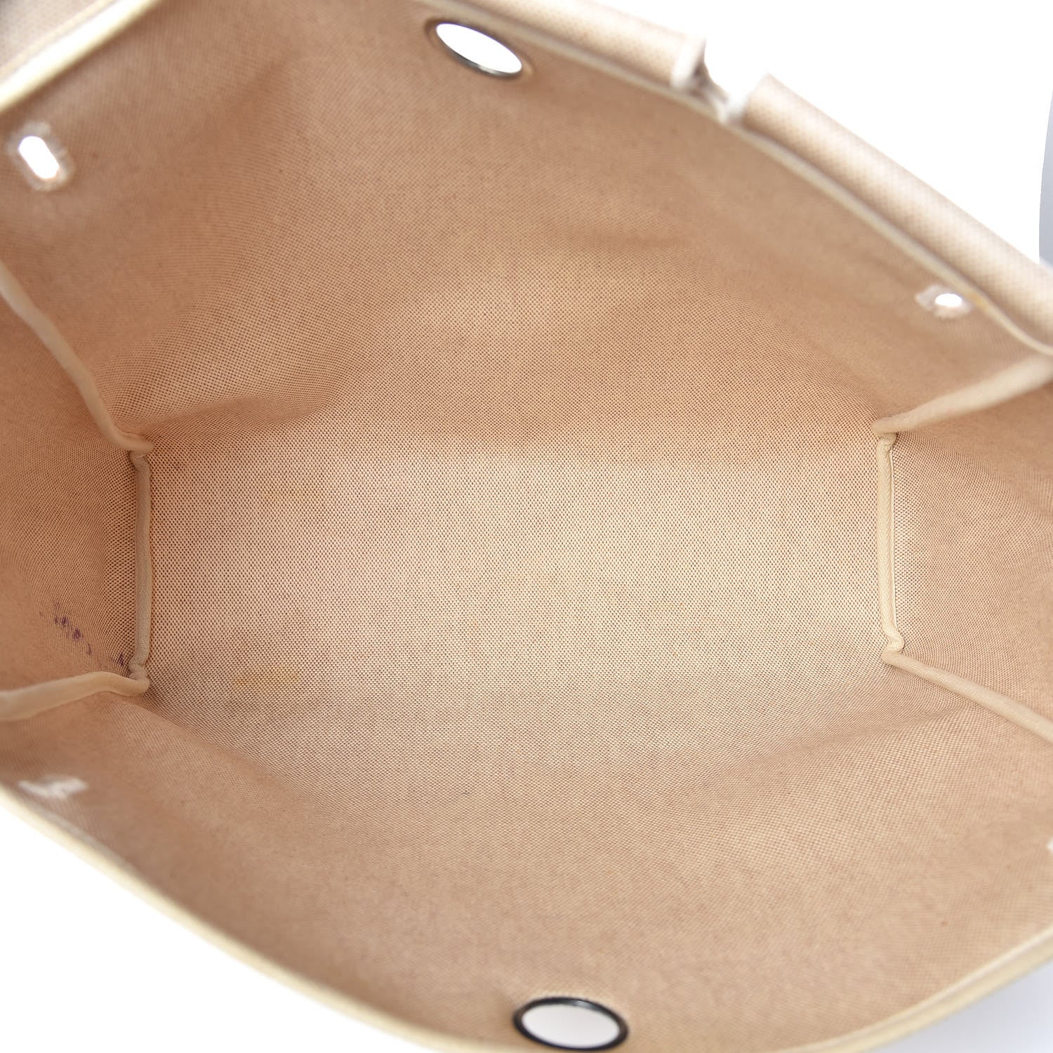 Hermes Toile Vache Calfskin Herbag 40 GM Natural 9 of 16