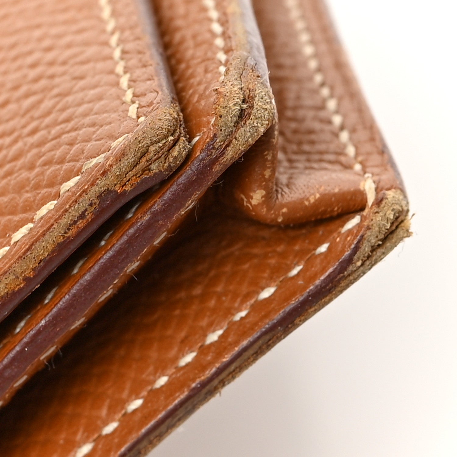 Hermes Epsom Bearn Gusset Wallet Gold 7 of 7