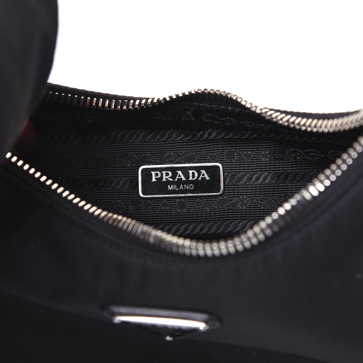 Prada Nylon Re-Edition 2005 Shoulder Bag Black 6 of 9