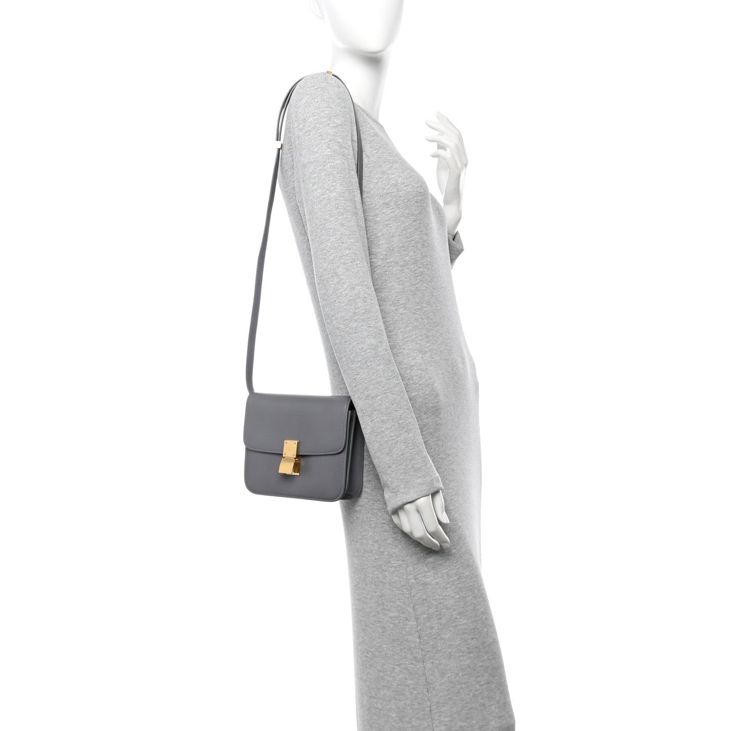 Box Calfskin Teen Classic Box Flap Bag Frost