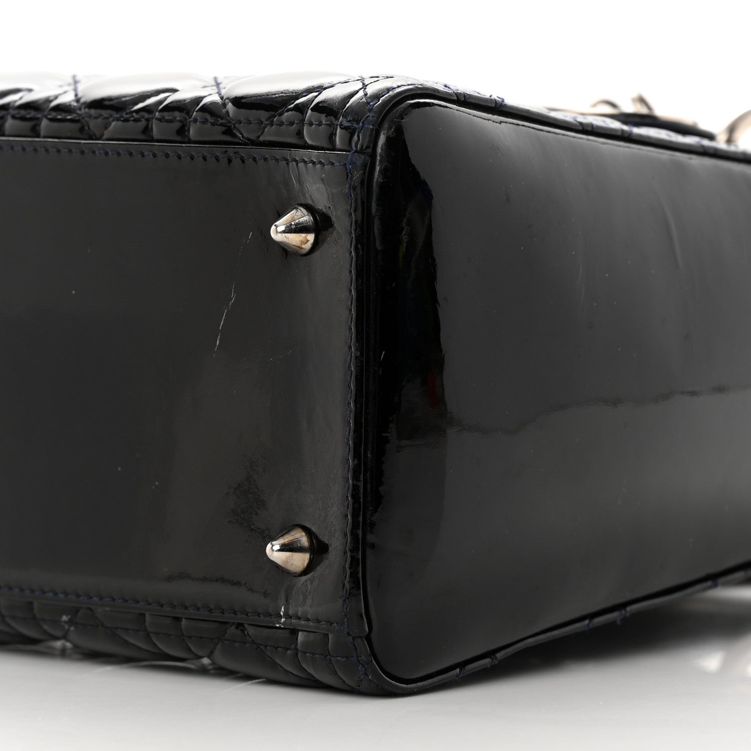 Christian Dior Patent Cannage Medium Lady Dior Black 10 of 12
