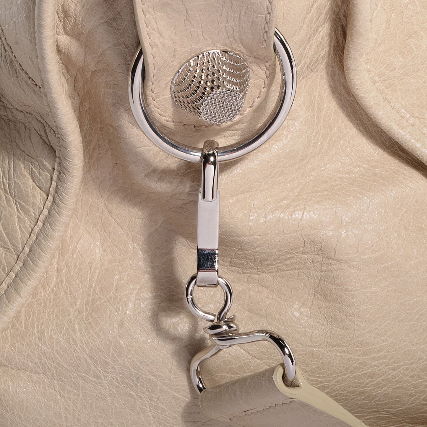 Agneau Giant 21 Silver Hardware Part Time Praline