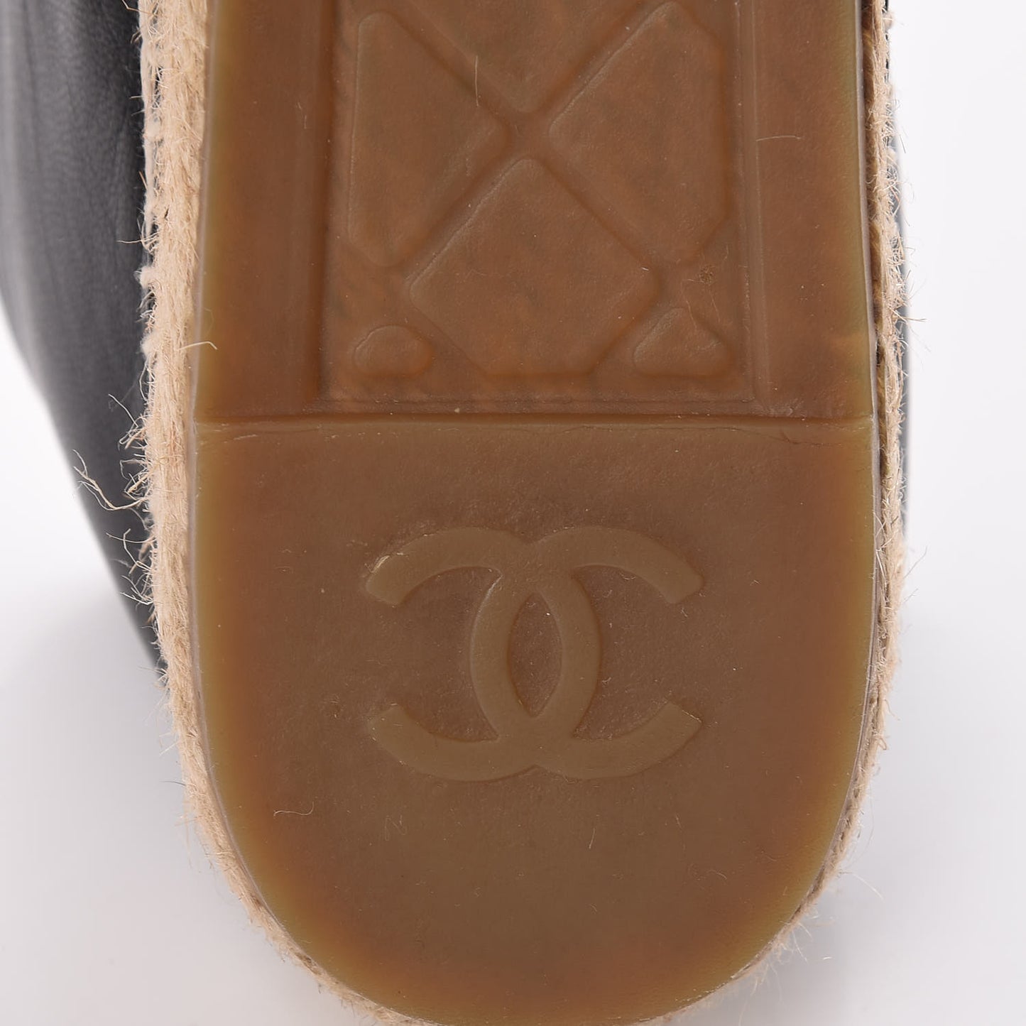 Lambskin CC Espadrilles 40 Black