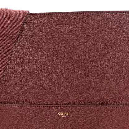 Celine Soft Grained Calfskin Sangle Bucket Bag Light Burgundy 6 of 10