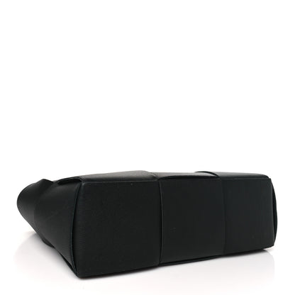 Bottega Veneta Grained Calfskin Intrecciato Small Arco Tote Black 4 of 9