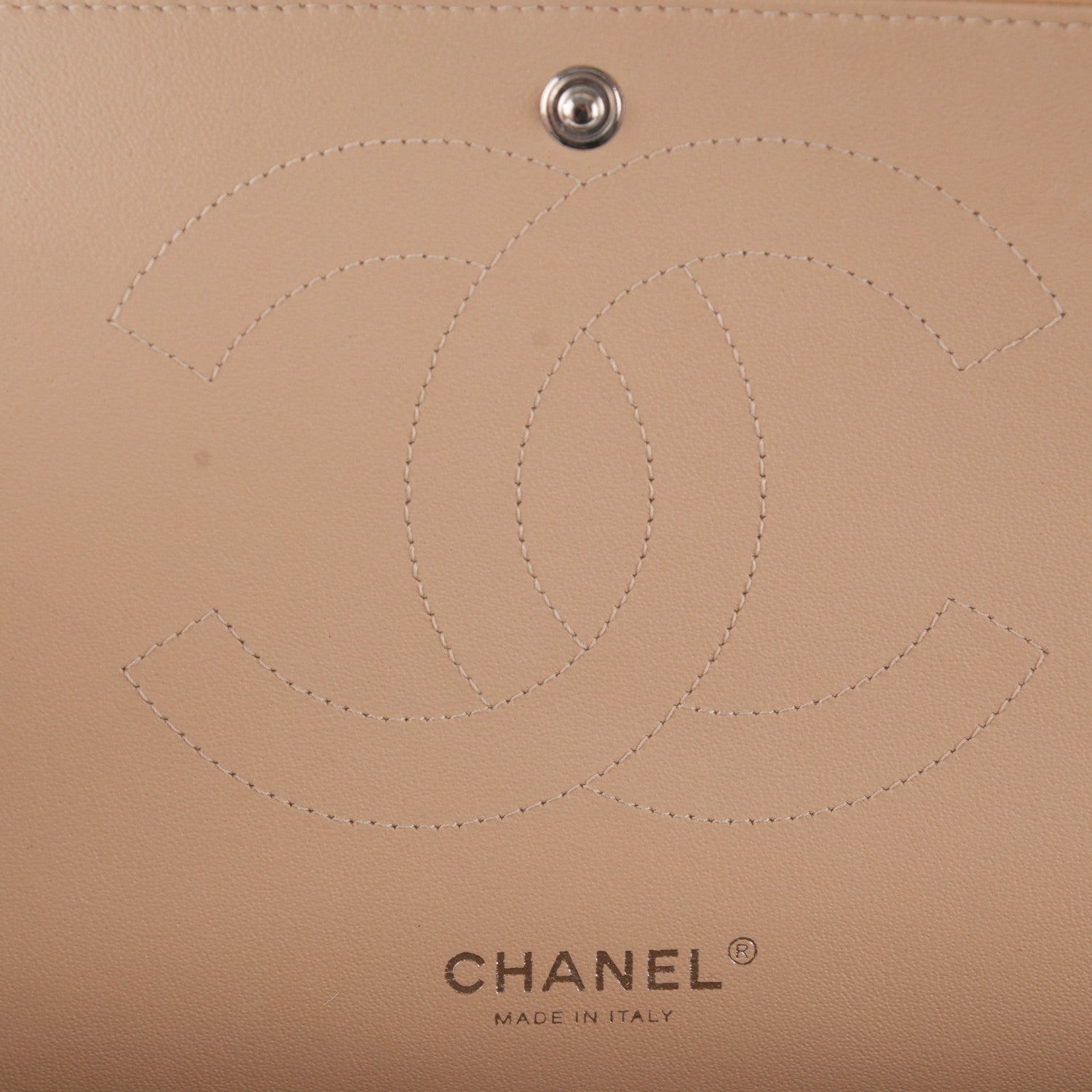Chanel Caviar Quilted Jumbo Double Flap Beige Clair 8 of 9