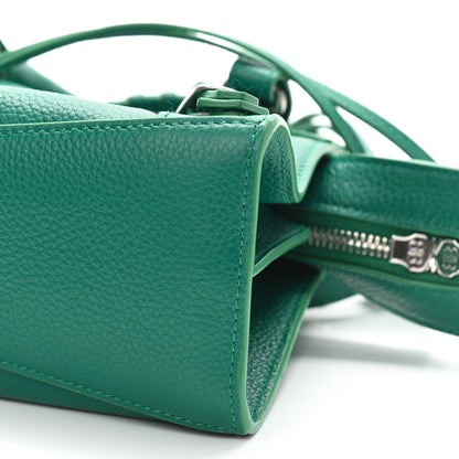 Balenciaga Grained Calfskin Neo Classic Silver Hardware Mini City Jade 10 of 10