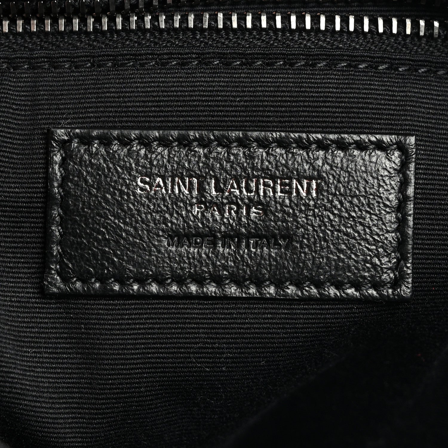 Saint Laurent Crinkled Calfskin Matelasse Monogram Medium Niki Chain Satchel Black 6 of 10