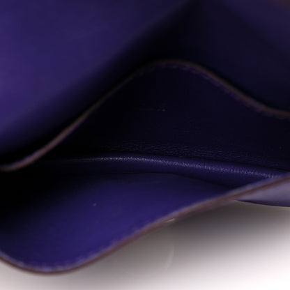 Hermes Evercolor Dogon Card Case Violet 5 of 9
