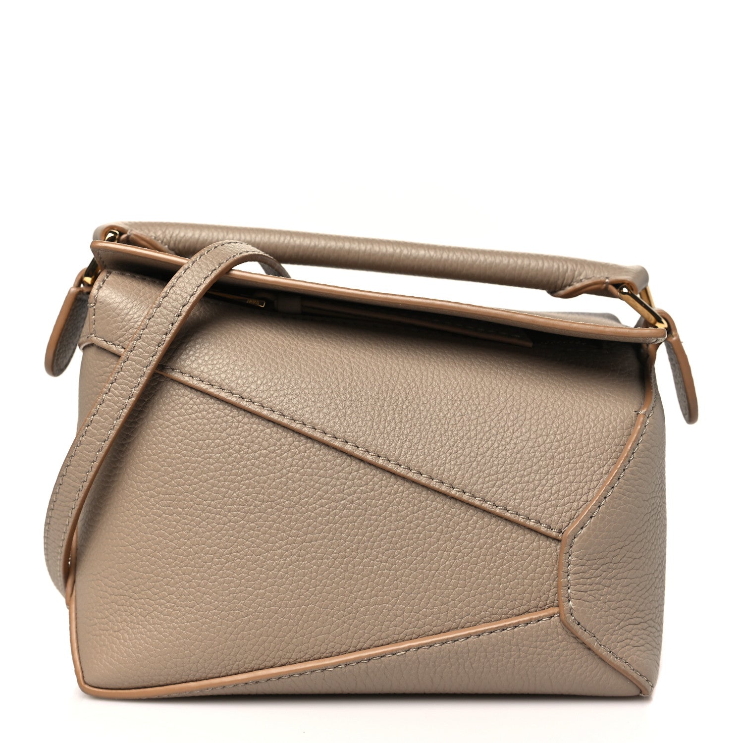 Loewe Soft Grained Calfskin Mini Puzzle Edge Bag Sand 1 of 10