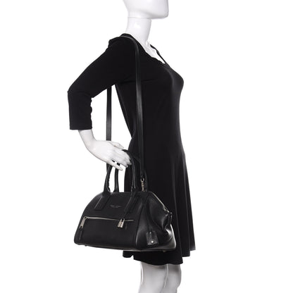 Marc Jacobs Textured Calfskin Small Incognito Satchel Black 2 of 11