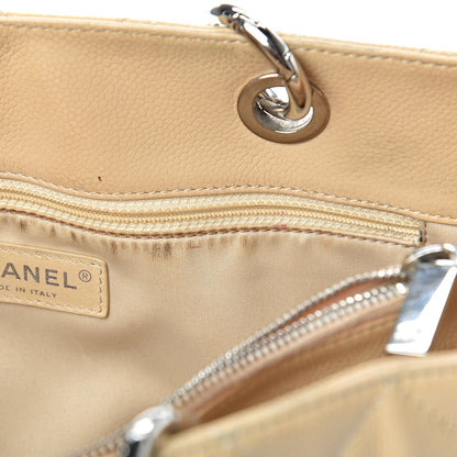 Chanel Caviar Quilted Grand Shopping Tote GST Beige 17 of 27