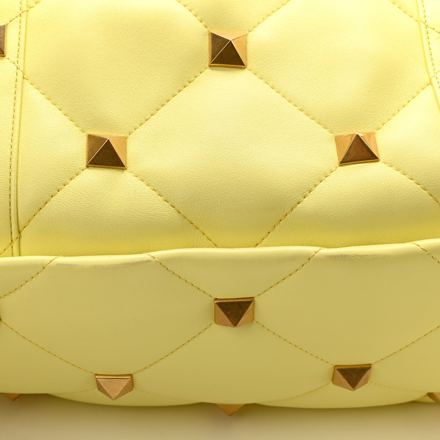 Valentino Garavani Nappa Medium Roman Stud Tote Lime Sorbet 8 of 8