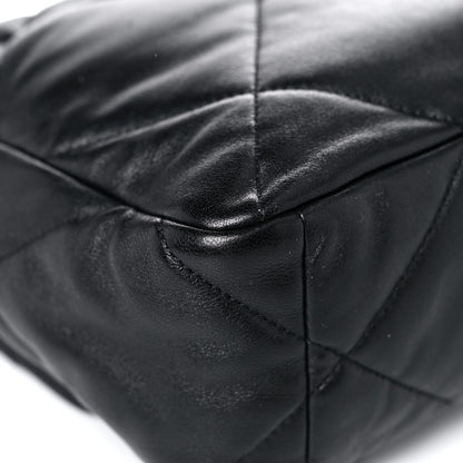 Chanel Lambskin Quilted Large Chanel 19 Flap Black 10 of 14