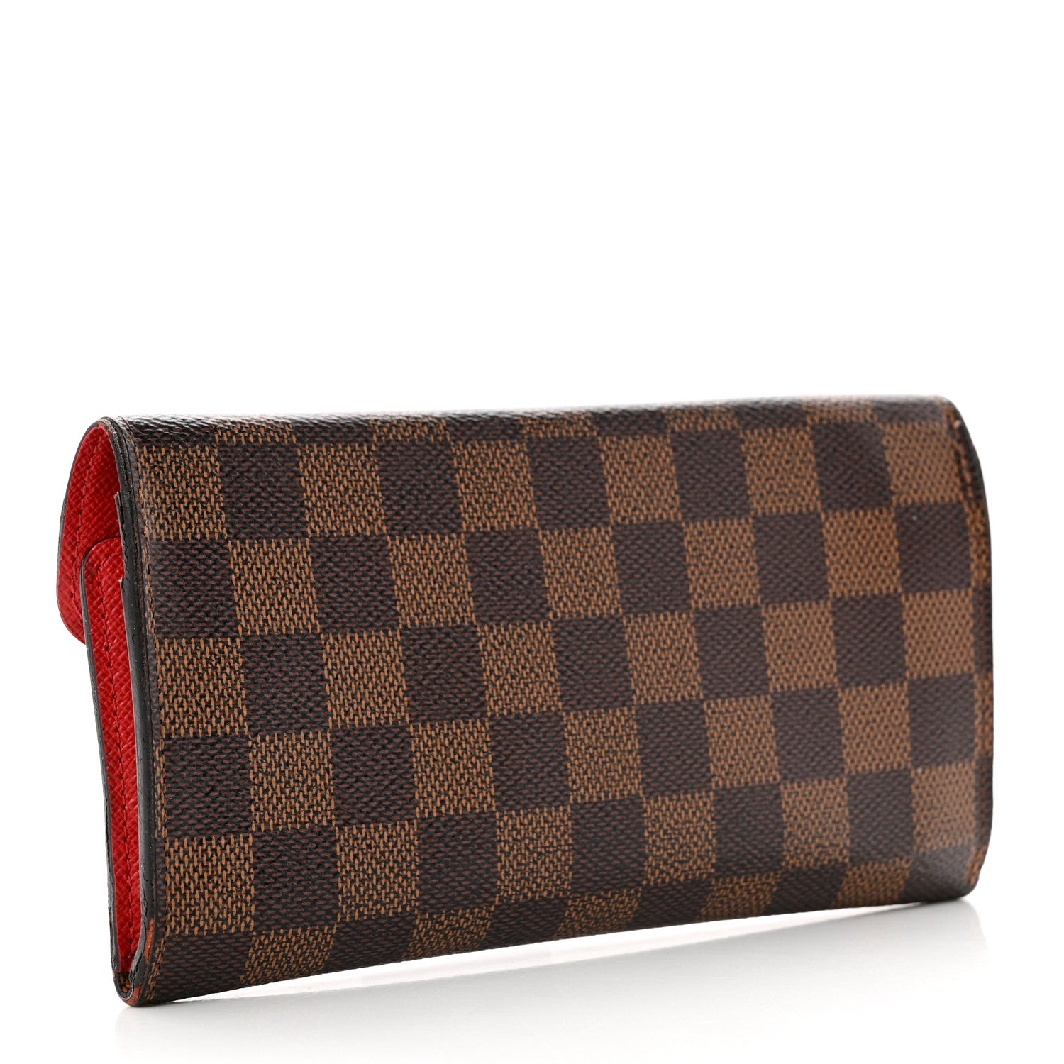 Louis Vuitton Damier Ebene Josephine Wallet Red 3 of 10