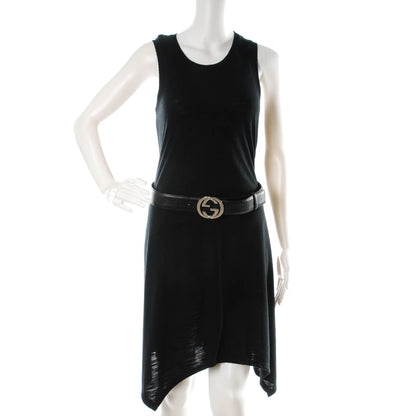 Gucci Guccissima Interlocking G Belt 85 34 Black 2 of 5