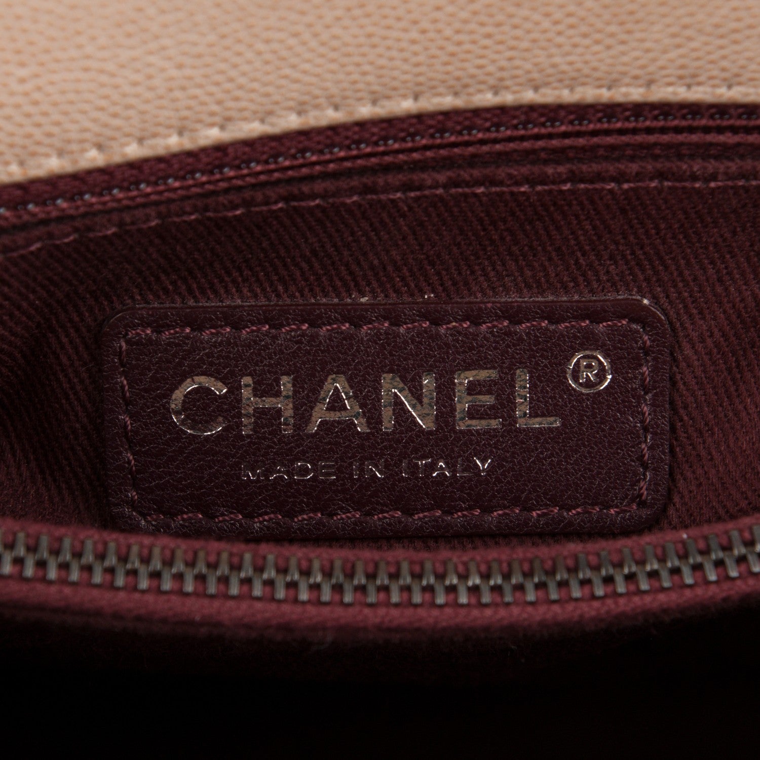 Chanel Caviar Quilted Small Coco Handle Flap Light Beige 7 of 8