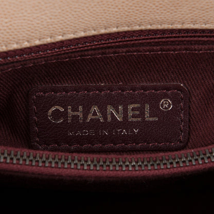Chanel Caviar Quilted Small Coco Handle Flap Light Beige 7 of 8