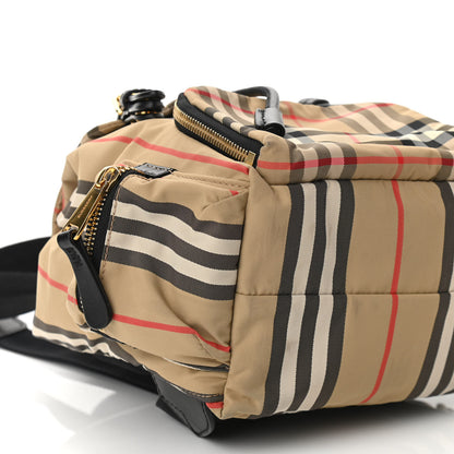 Burberry Vintage Check Small Rucksack Backpack Antique Yellow 10 of 11